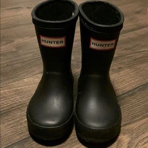 Toddler Matte Black Classic Hunter Boots
